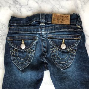 TRUE RELIGION kids girls blue jeans pants bottoms